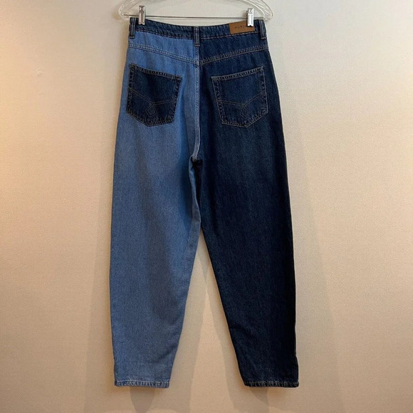 MUNTHE Colorblock Straight Leg High Waist Jeans in Notable Indigo Women's 38 NWT - Picture 11 of 11